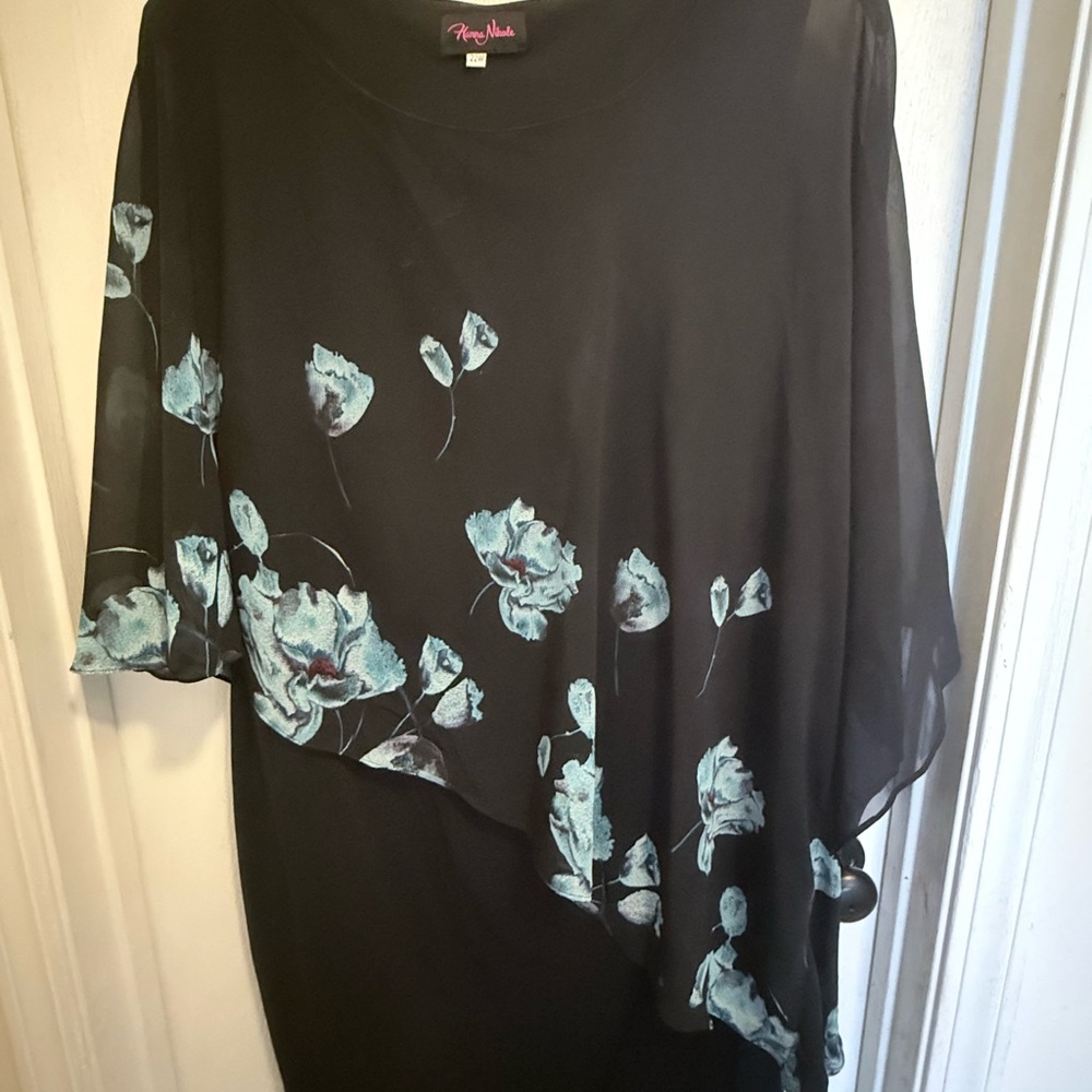 Hannah Nikole cape dress
